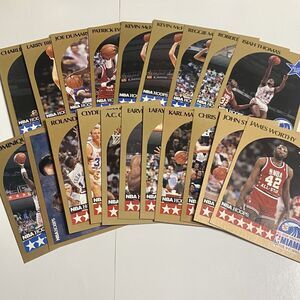 1990-91 Basketball Hoops All-Star Weekend 20 Card Set Barkley Dumars & many HOF